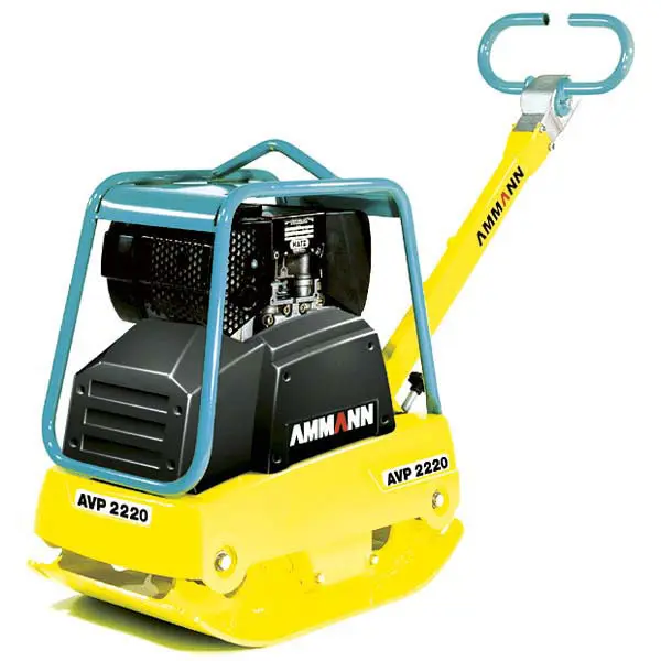 Plate compactor, <400kg, petrol, reversible